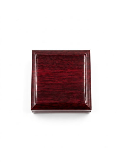 High-Quality Trailer Box with LED Light in Piano Lacquer, Mahogany Finish - Accessories