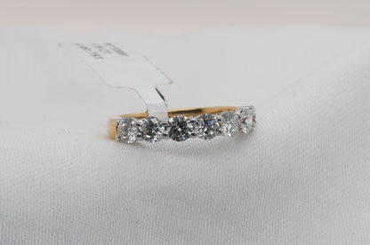Diamant (1.3ct) Ring Eternity in 18 Karat Gold