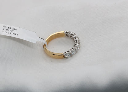 Diamant (1.3ct) Ring Eternity in 18 Karat Gold