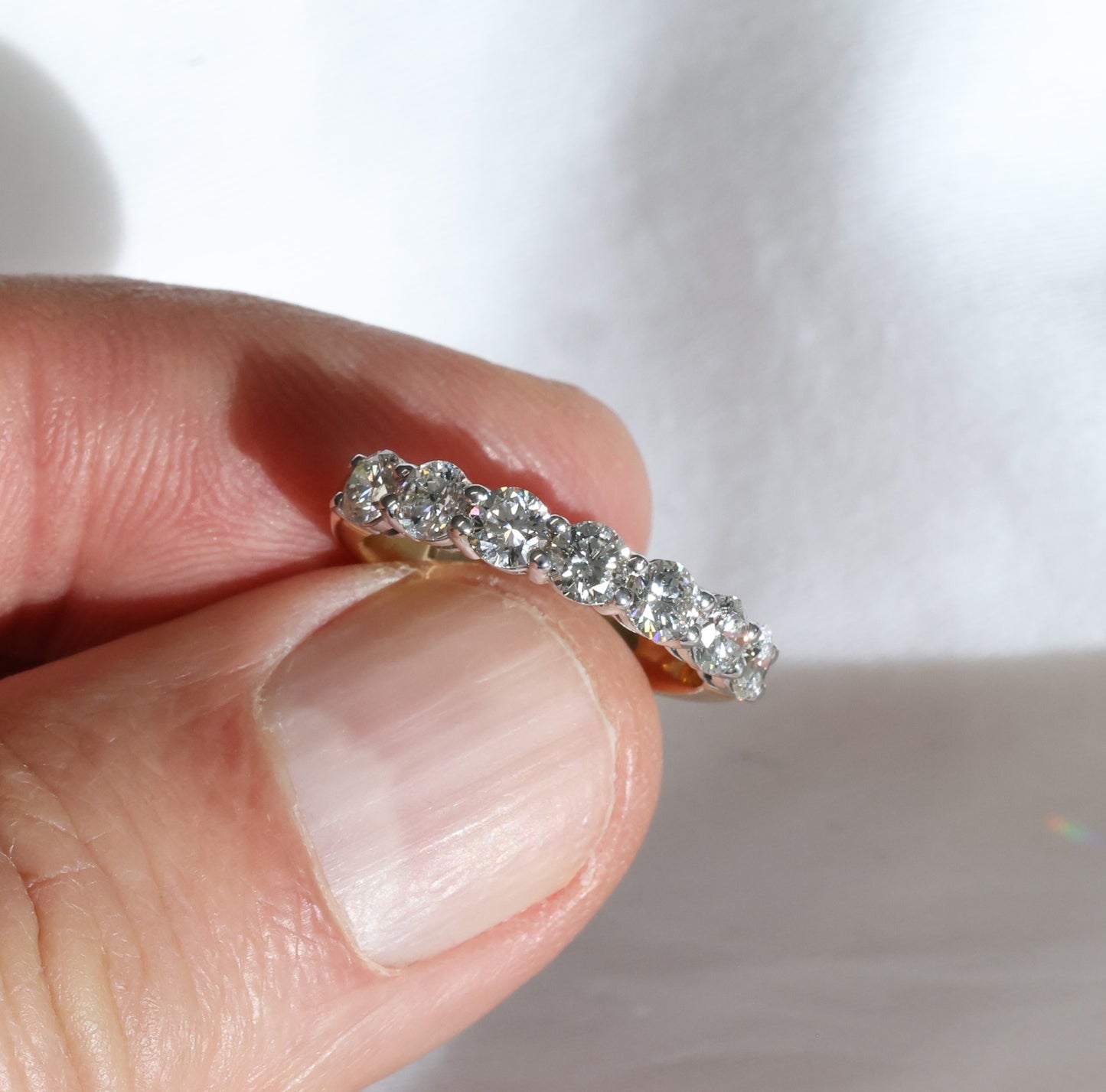 Diamant (1.3ct) Ring Eternity in 18 Karat Gold