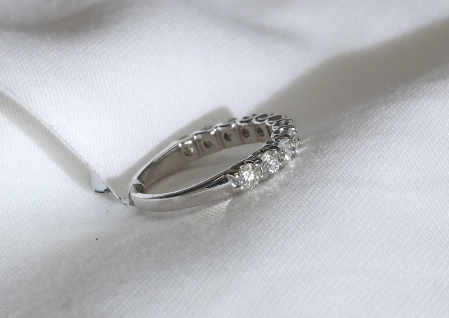 Diamant (0.75ct) Ring Eternity in 18 Karat Weißgold