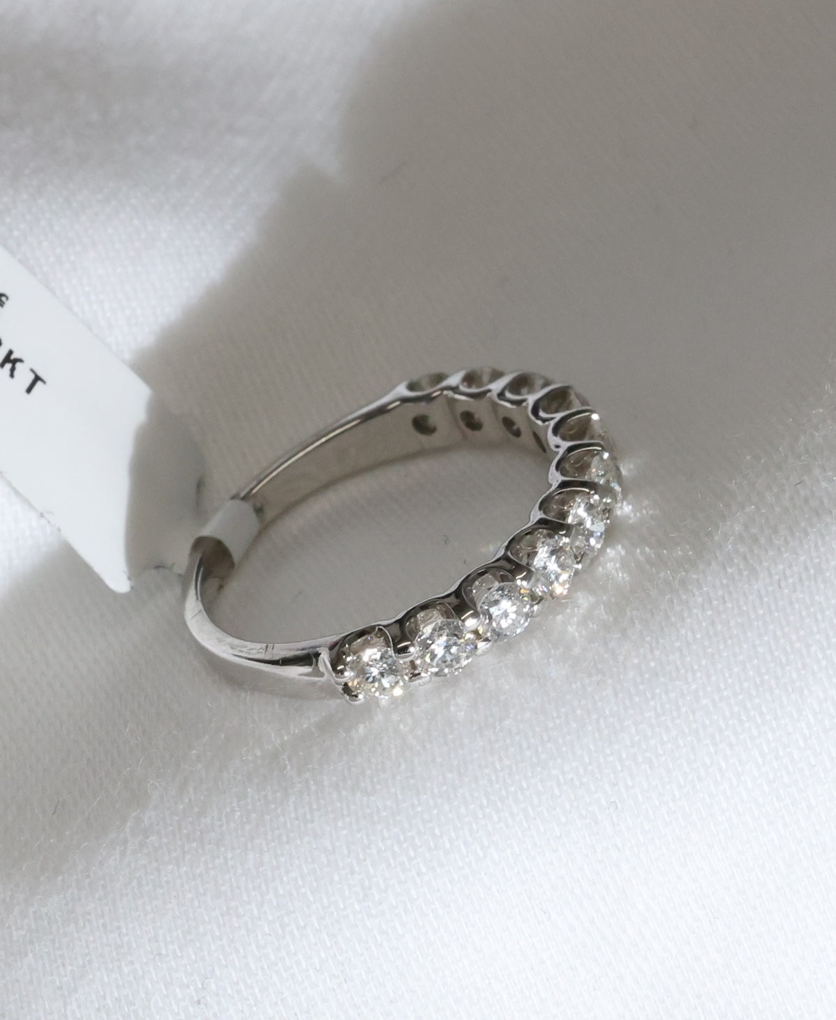 Diamant (0.75ct) Ring Eternity in 18 Karat Weißgold