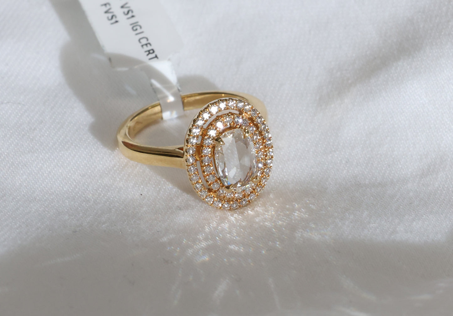Diamond (Rose Cut) Ring in 18K Gold