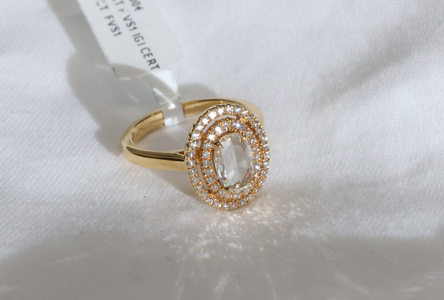 Diamond (Rose Cut) Ring in 18K Gold