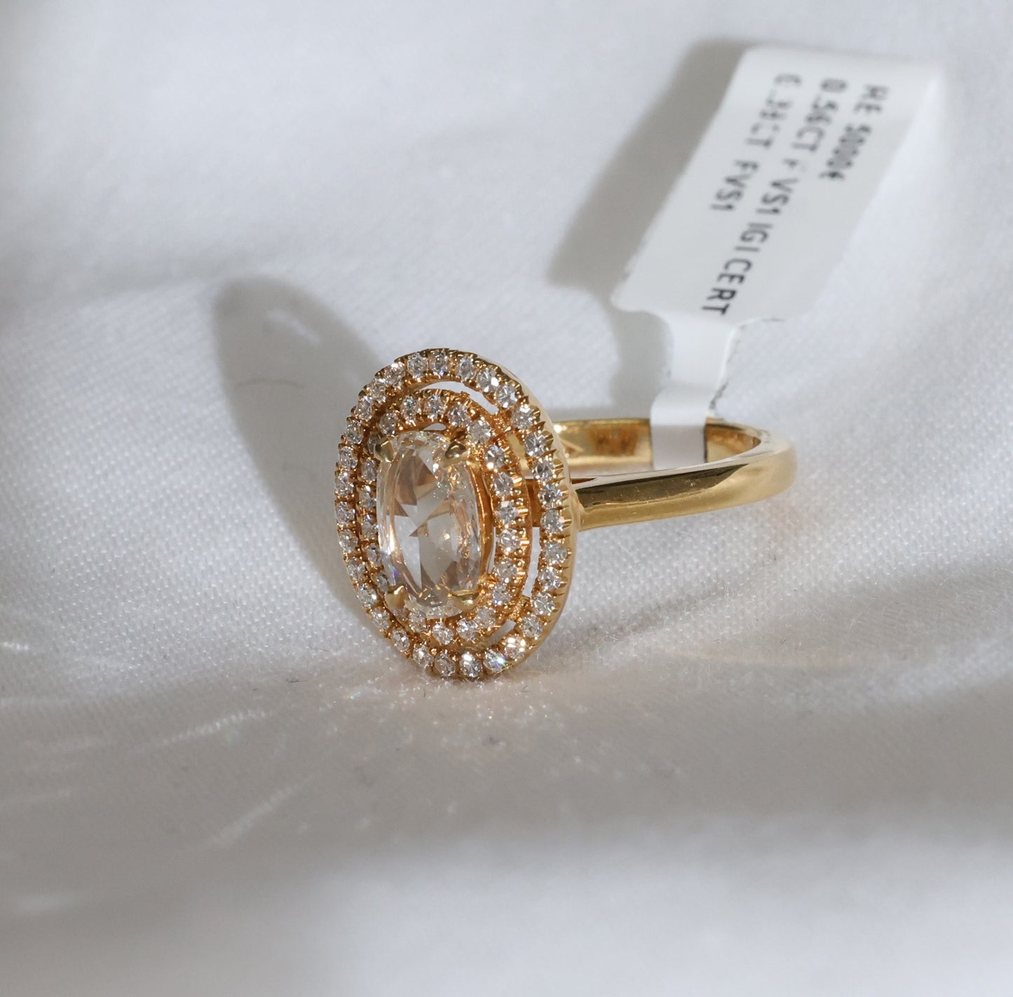 Diamond (Rose Cut) Ring in 18K Gold