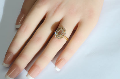 Diamond (Rose Cut) Ring in 18K Gold