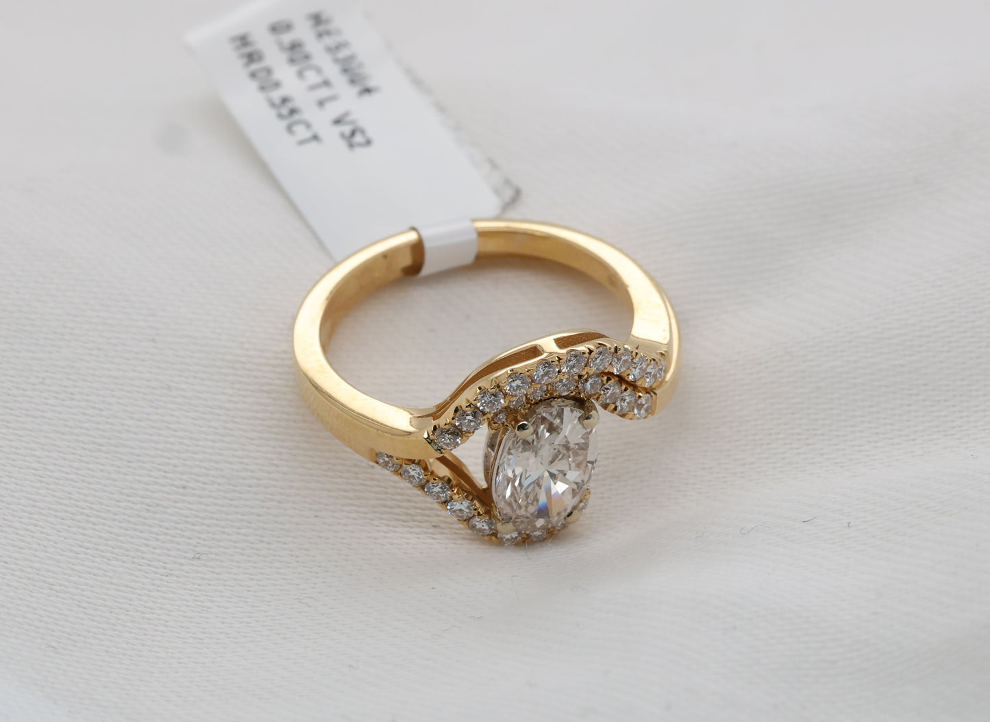 Diamant Ringe Set (Stapelbar) in 18 Karat Gold