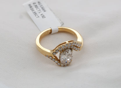 Diamant Ringe Set (Stapelbar) in 18 Karat Gold