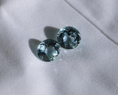 Natural blue Aquamarine (Pair) – Lose Gemstones