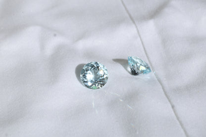 Natural blue Aquamarine (Pair) – Lose Gemstones