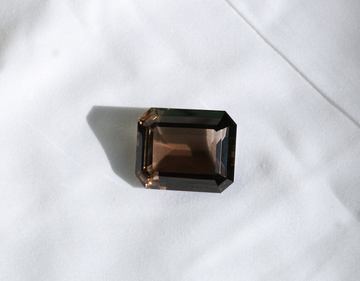 Natürlicher Citrin (Rauchfarben, 82ct) – loser Edelstein