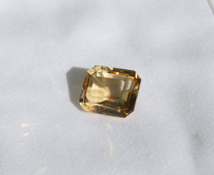 Natürlicher Champagner-farbener Citrin – loser Edelstein