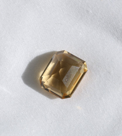 Natürlicher Champagner-farbener Citrin – loser Edelstein