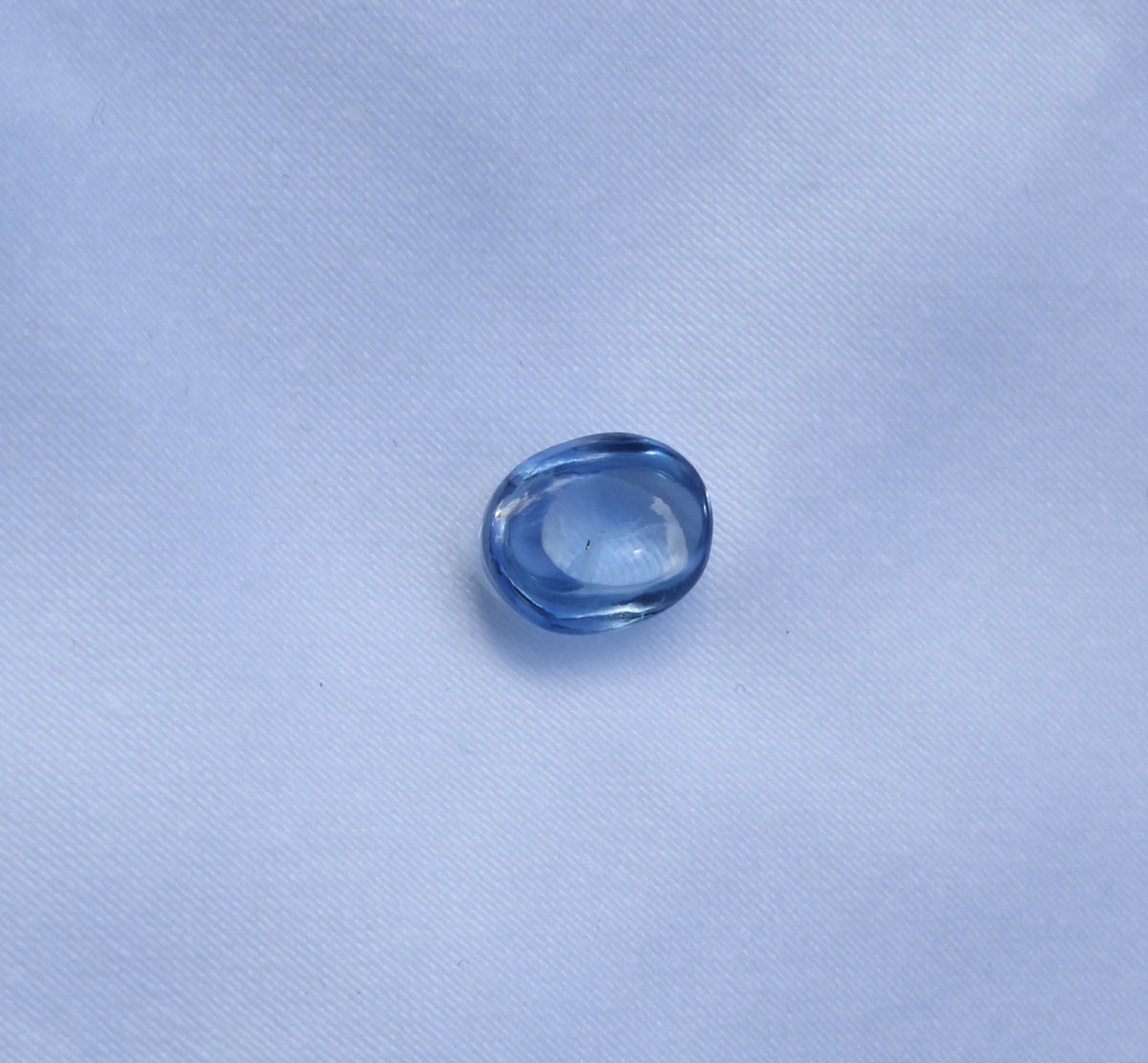Natürlicher blauer Saphir, unbehandelt (Cabochon, 5.12 ct) – loser Edelstein