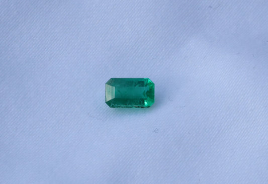 Natürlicher Smaragd (Sambia, Smaragd-Schliff, 1.02ct) – loser Edelstein