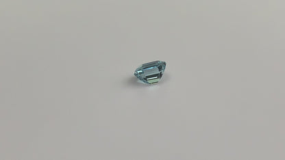 Natürlicher blauer Aquamarin (1.4 ct) – loser Edelstein
