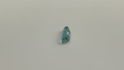 Natürlicher blauer Aquamarin (Baguette Schliff, 2.47 ct) – loser Edelstein